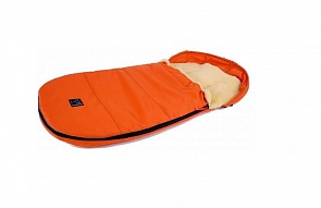 Конверт Lenny меховой 2 молнии, цвет – terra (Kaiser, 00-0013318)